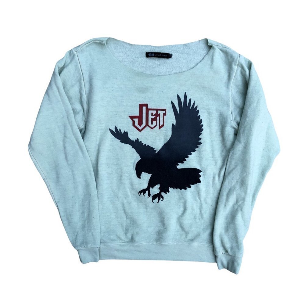 JET John Eshaya Women's P/S Pullover Soft Sweater Eagle Hawk Green Sweatshirt‍‍